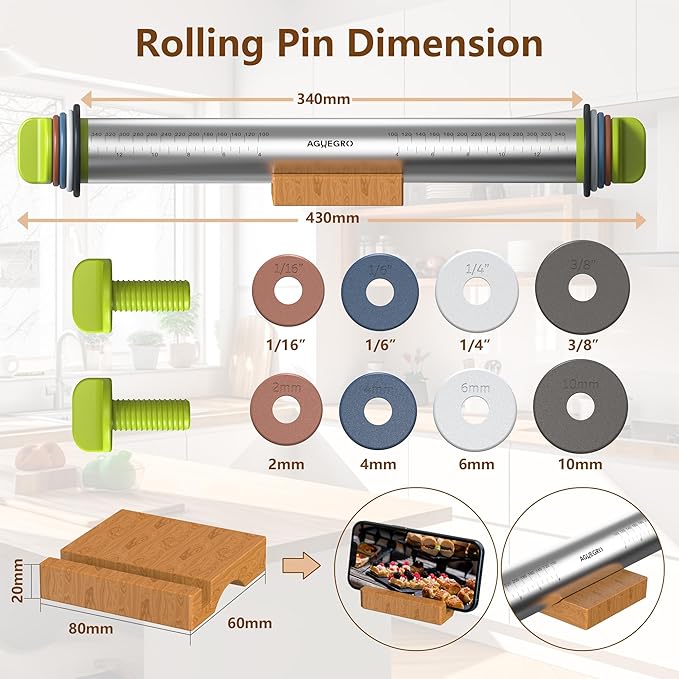 Stainless Steel Rolling Pin - Image 8