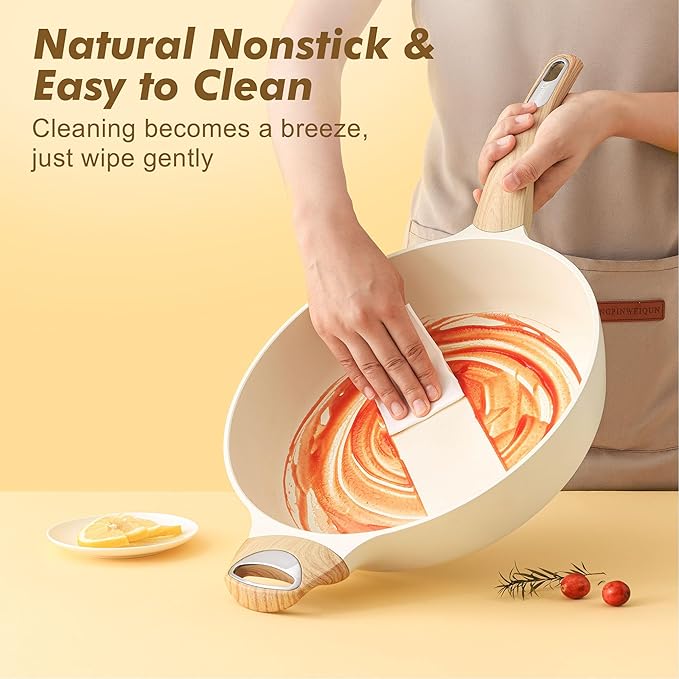 SENSARTE Ceramic Nonstick Frying Pan Skillet - Image 4