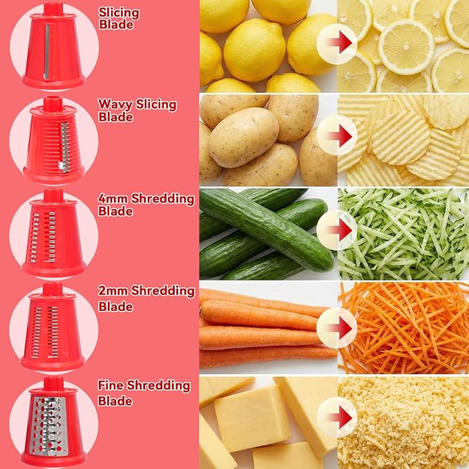 Upgrade Rotary Cheese Grater Shredder - Image 2