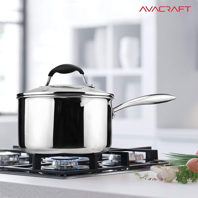 AVACRAFT Tri-Ply Stainless Steel Saucepan - Image 6