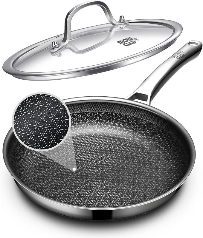 OATOFP Non Stick Frying Pans 12 inch, Hybrid Improved Version Frying Pans by UltimateCookwareDestination