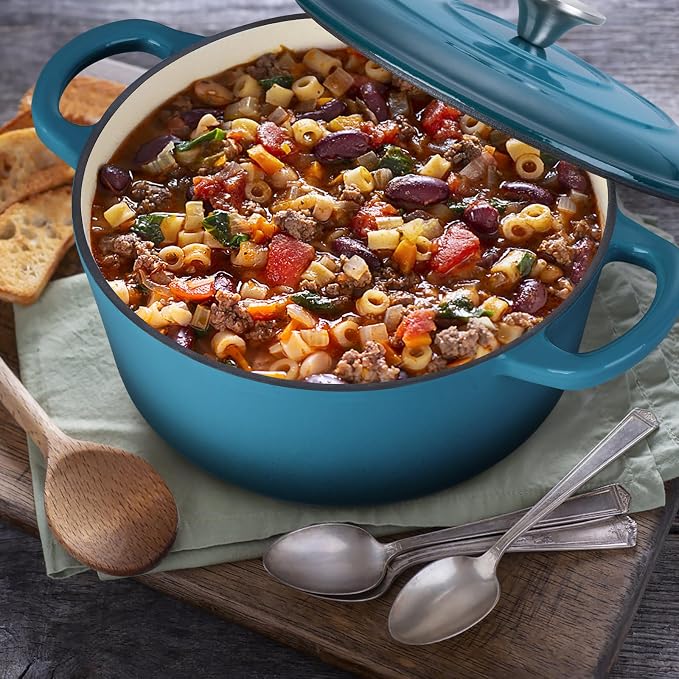 E-far 3 Qt Enameled Cast Iron Dutch Oven - Image 5