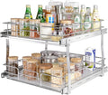 VEVOR 2 Tier 20"Wx21.2"Dx15.2"HPull Out Cabinet Organizer, Heavy Duty Slide Out by VEVOR