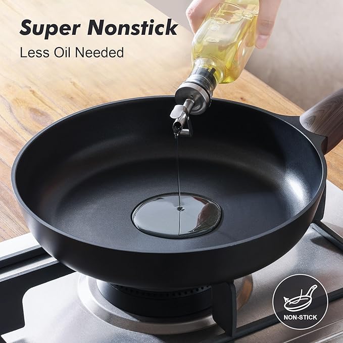 SENSARTE Nonstick Frying Pan Skillet 9.5Inch Non Stick Egg Pan Omelette Pans - Image 4