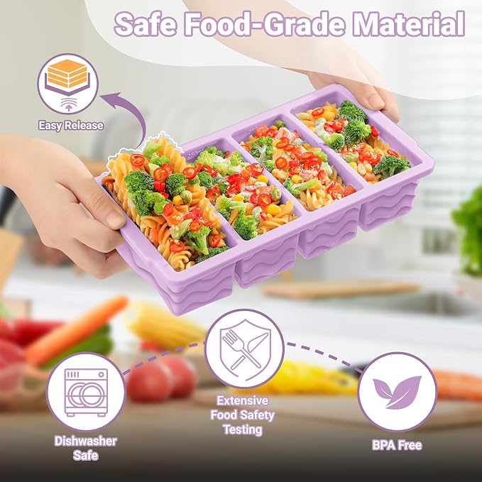 Doasuwish Silicone Freezer Tray - Image 3