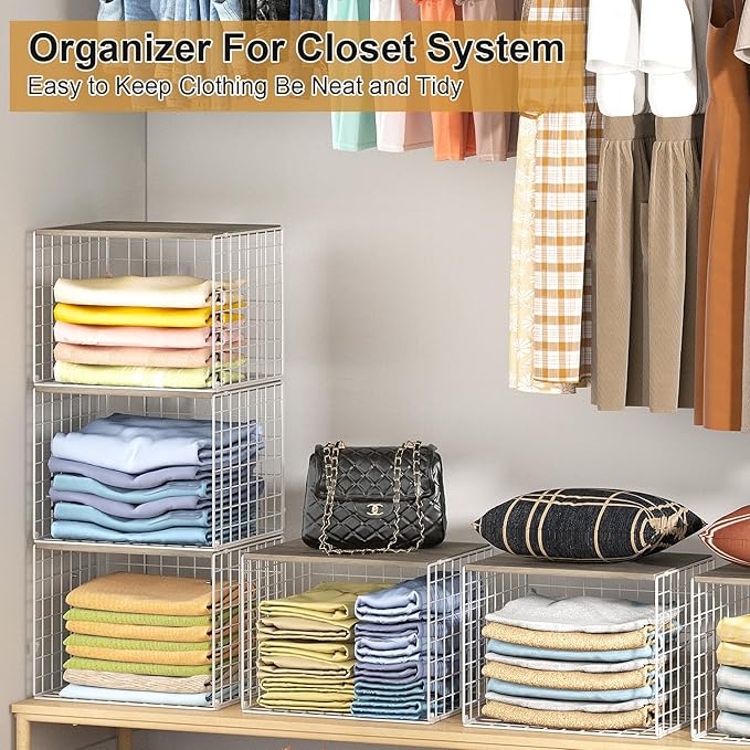 Closet Organizers And Storage Shelf, Widened Opening, Heightened Height - Image 6
