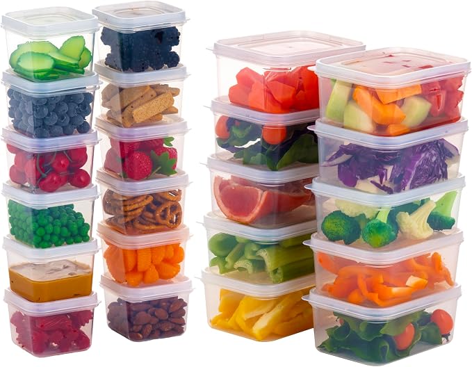 IRIS USA 44 PC Plastic Food Storage Containers by IRISUSA