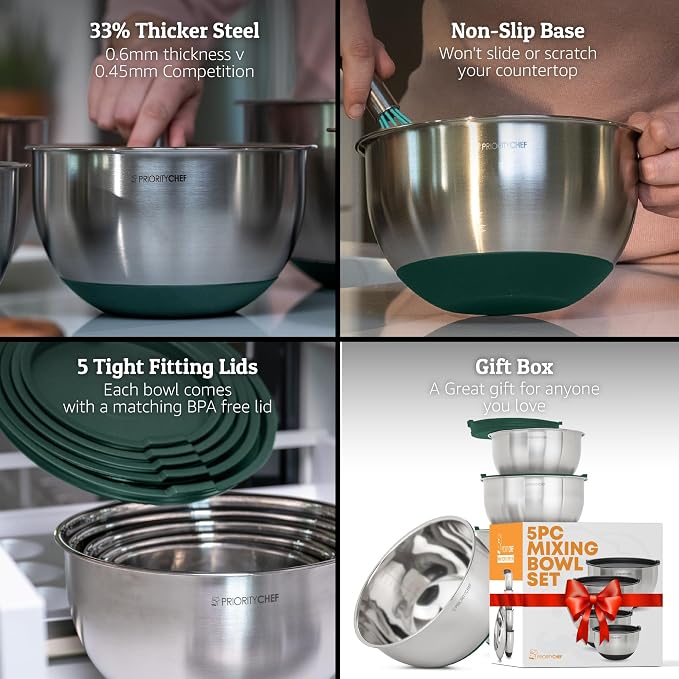 Priority Chef Premium Mixing Bowls - Image 2