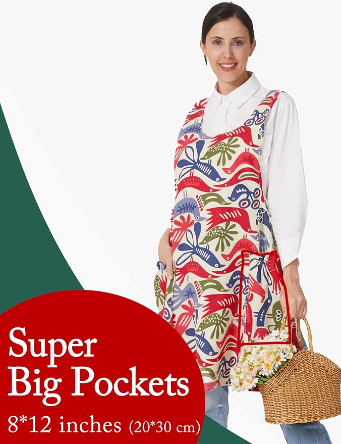 Cozy Adjustable Cross Back Aprons - Image 2