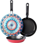 Ekco 3-Piece Frying Pan Set For all Stovetops, Dishwasher Safe by Ekco