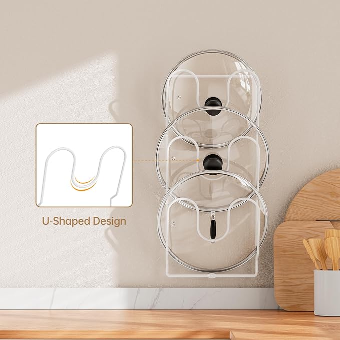 ORDORA 2 Pack Pot Lid Organizer Rack - Image 7