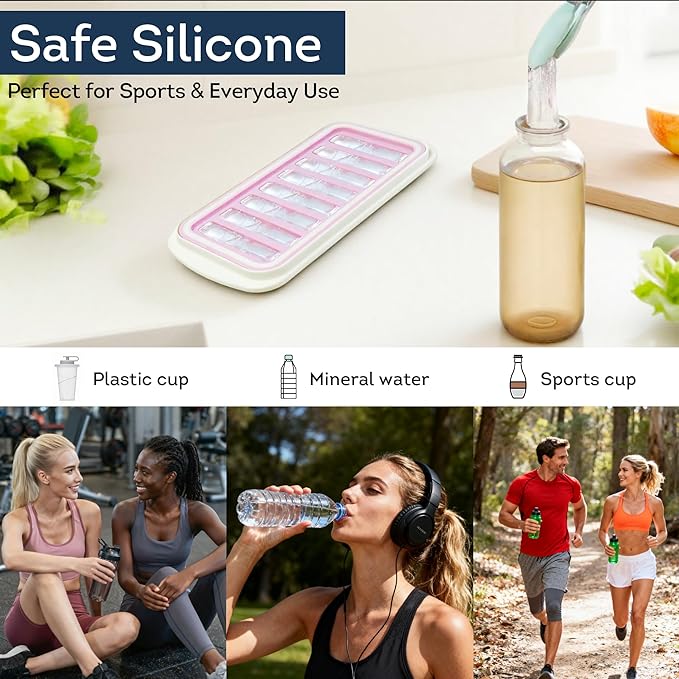 Lily's Home Flexible Silicone Ice Cube Tray - Image 6