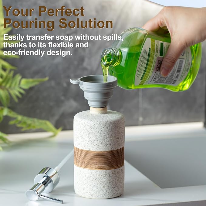 Soap Dispenser for Kitchen & Bathroom, Dish Soap, Hand Soap, Conditioner - Image 2