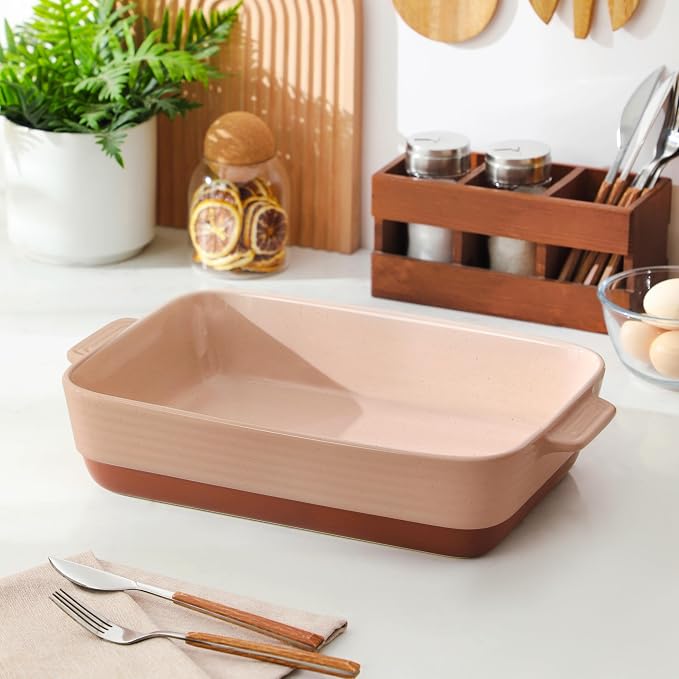MALACASA 4.8 Qt Ceramic Oven Dish - Image 8