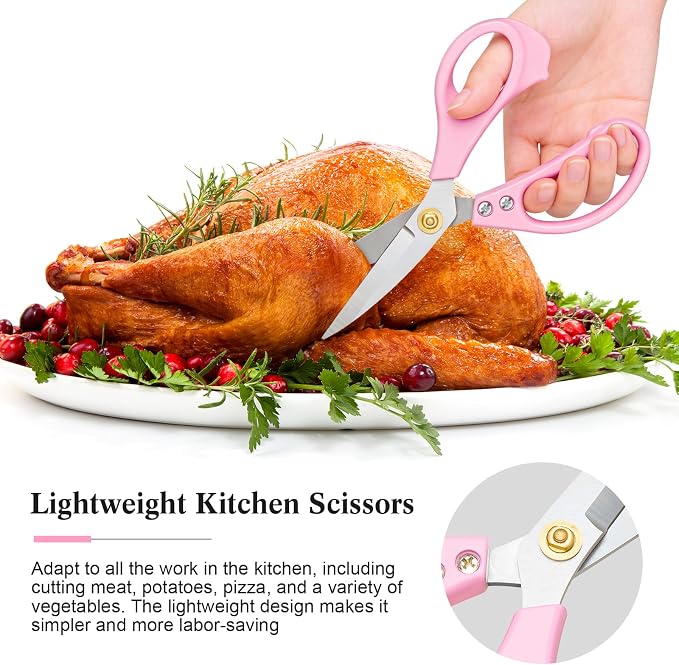 All Purpose Kitchen Scissors, Kitchen Shears Heavy Duty - Image 7