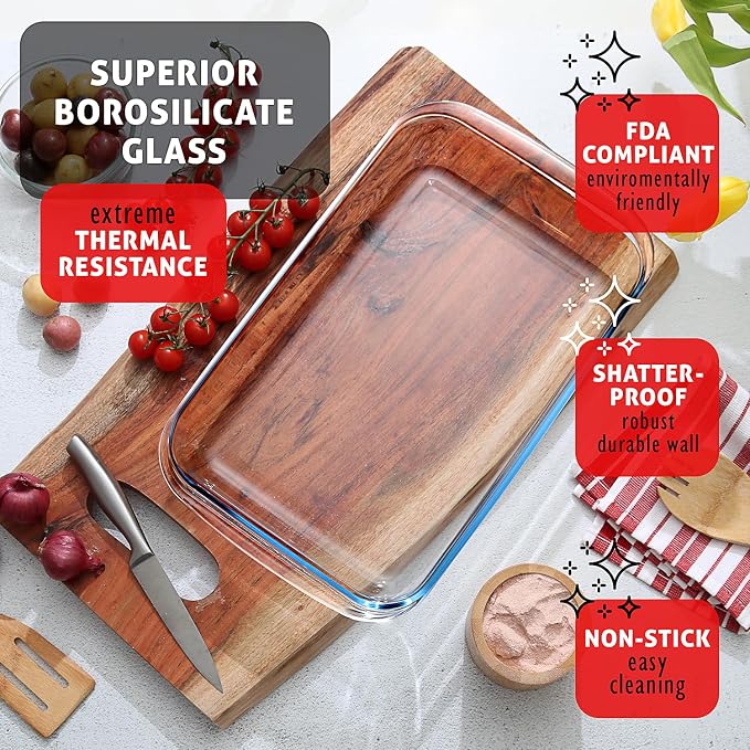 Nestl 16 pc Glass Baking Dishes - Image 2