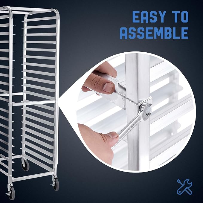 Profeeshaw Bun Pan Bakery Rack 20 Tier - Image 6
