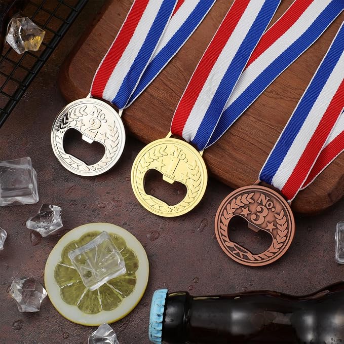Cabilock 3pcs Bottle Opener, Medal Shaped Beer Opener - Image 8