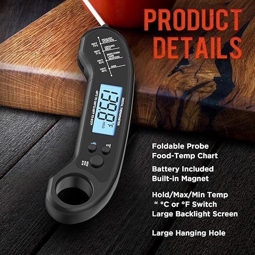 Meat Thermometer Digital, Instant Read Meat ThermometerI - Image 5