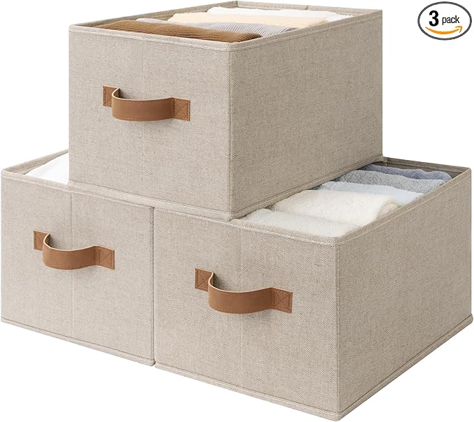 StorageWorks Shelf Baskets for Organization, Linen Closet Organizers and by StorageWorks