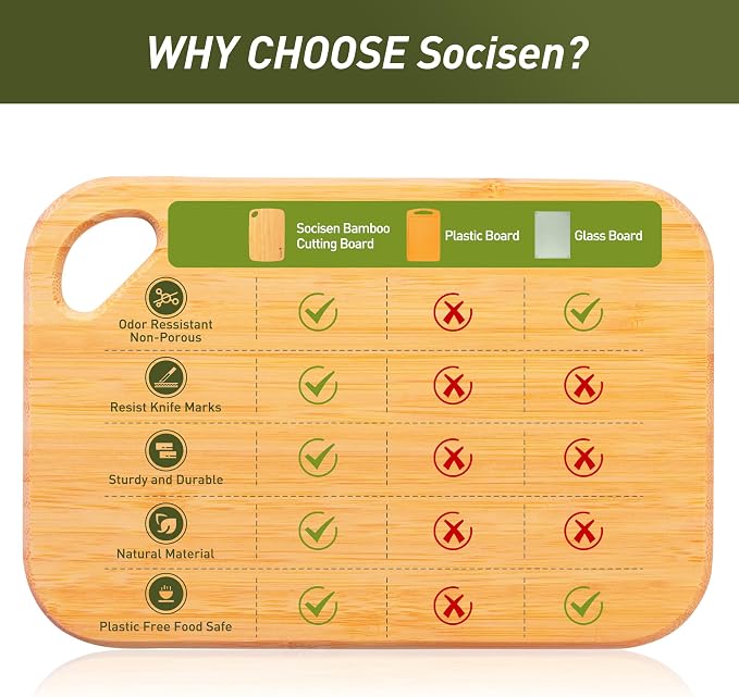2 Pack Small Bamboo Wood Cutting Board - Image 8