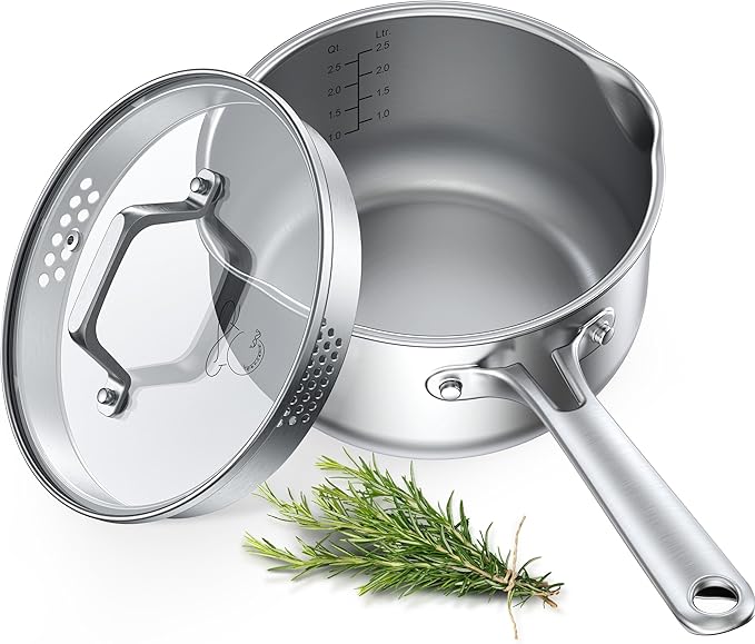 PekGema Stainless Steel Saucepan 3 Quart by PekGema