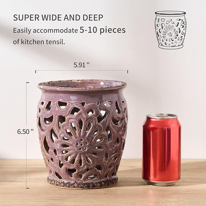 Farmhouse Kitchen Utensil Holder - Image 3