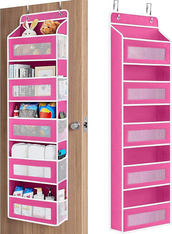JARLINK Over The Door Organizer Storage, 5 Shelf Hanging Door Organizer by JARLINK