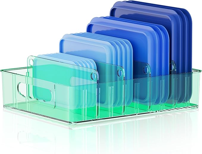 LYNG Lid Organizers Inside Cabinet, Food Container Lid Organizer by Unknown
