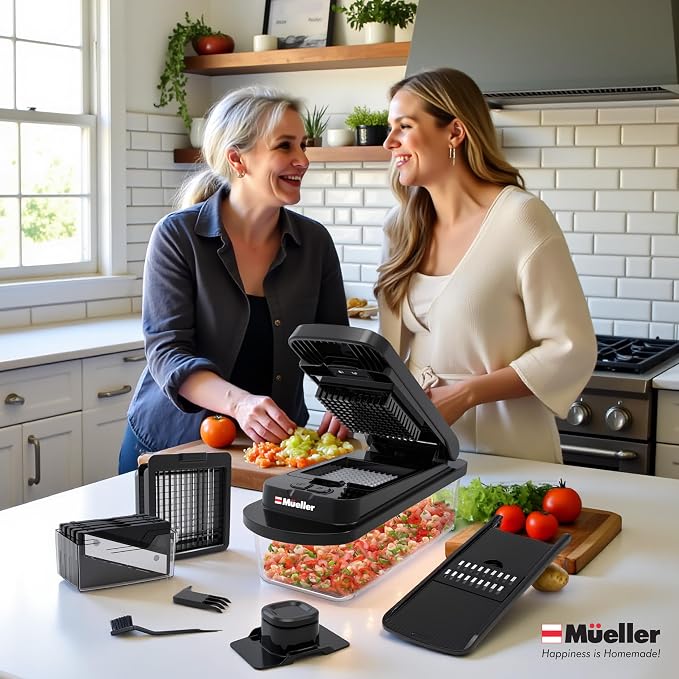 Mueller Pro-Series 10-in-1, 8 Blade Vegetable Chopper, Mandoline Slicer - Image 9