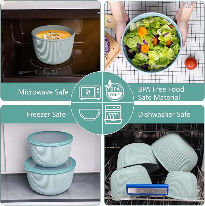 BoxedHome Mixing Bowls with Lids - Image 6