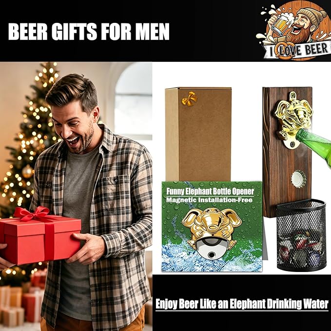 Beer Magnetic Bottle Opener Wall Mounted - Image 6