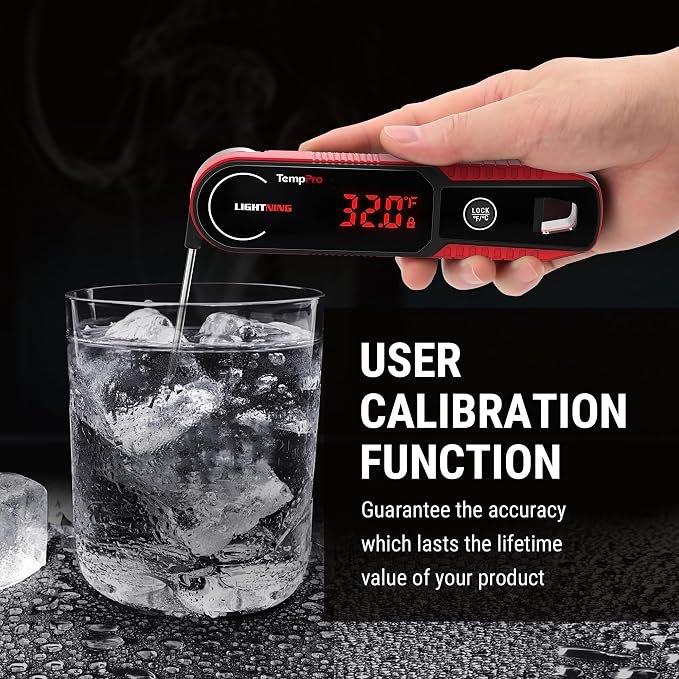 TempPro Lightning 1-Sec Instant Read Meat Thermometer, Kitchen Food Thermometer - Image 8