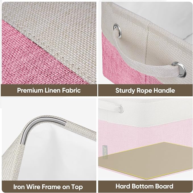 BALEINE 2 Pack Fabric Closet Storage Bins - Image 4