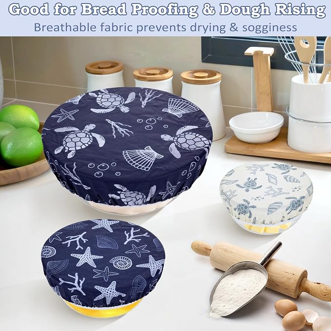 5-Size Reusable Beeswax Bowl Covers - Image 4