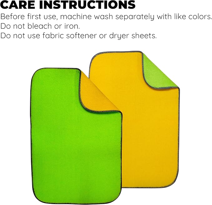 Jacent Microfiber Produce Drying Mat, 12 x 18 inch - Image 5