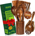 Bkiok Teak Wood Utensil Set, Wooden Utensils set by Bkiok