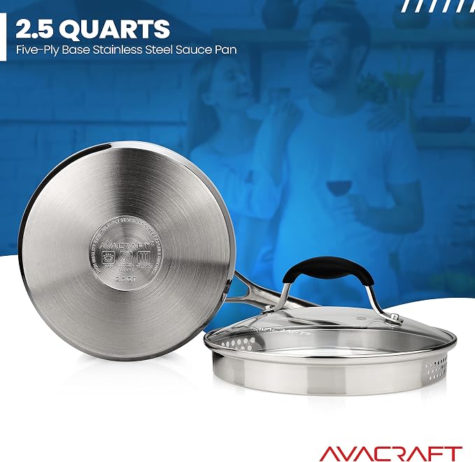 AVACRAFT Stainless Steel Saucepan - Image 4