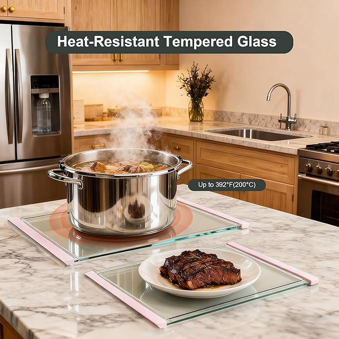Tempered Glass Cutting Board Set - Image 2