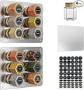Vetacsion Set of 12 Magnetic Spice Tins by HOMESTORAGE