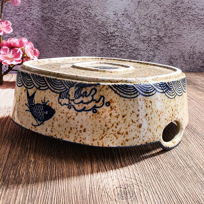 Japanese Style Ceramic Casserole Dish, 6.7-Inch Square Baking Dish - Image 2
