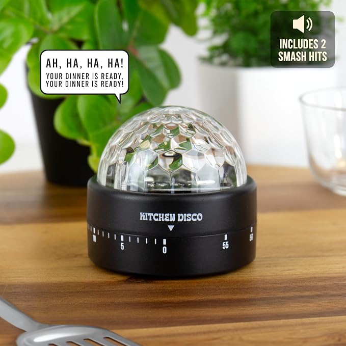 Gift Republic Kitchen Disco Light Up Timer – 60-Minute Countdown, Plays 2 Disco - Image 4