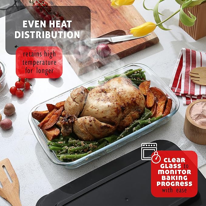 Nestl 16 pc Glass Baking Dishes - Image 6
