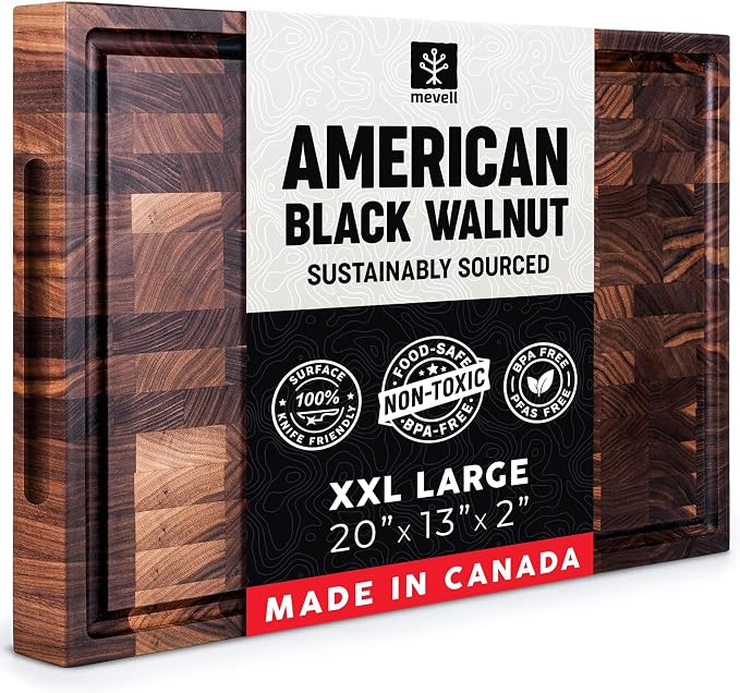 Mevell Walnut End Grain Cutting Board by Mevell