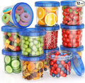 Freezer Storage Containers Set, Small Plastic Containers by HelpYouSaveMoreSpace