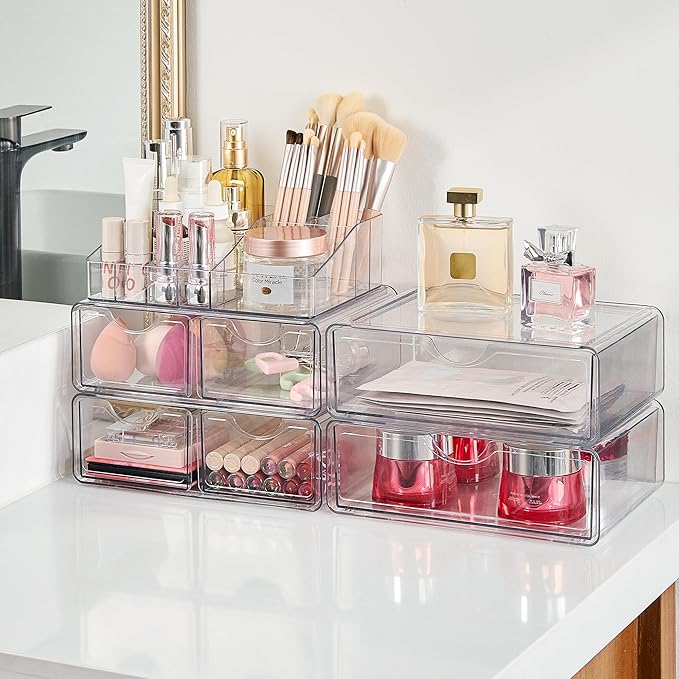 Vtopmart 5 Tier Clear Makeup Organizer - Image 2