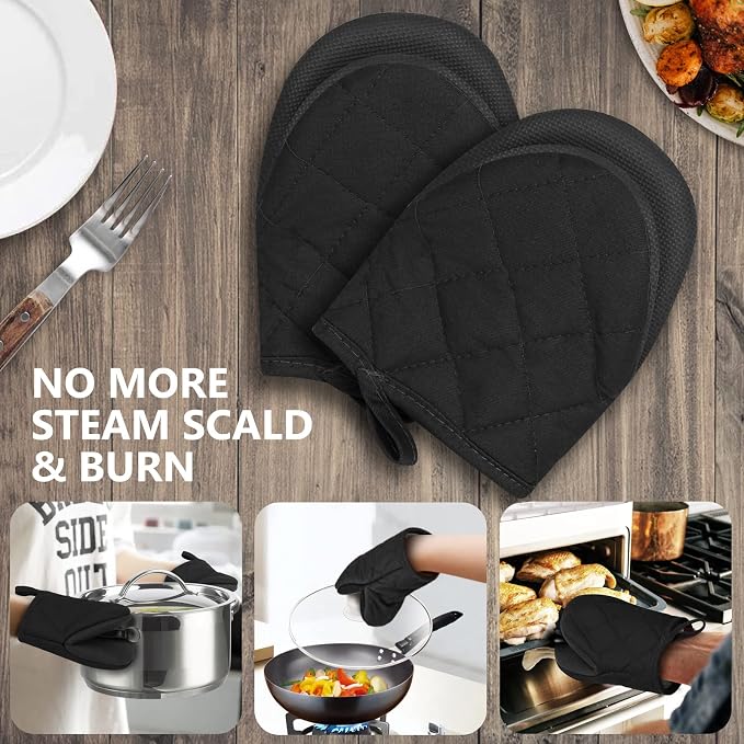 1 Pair Short Oven Mitts - Image 7