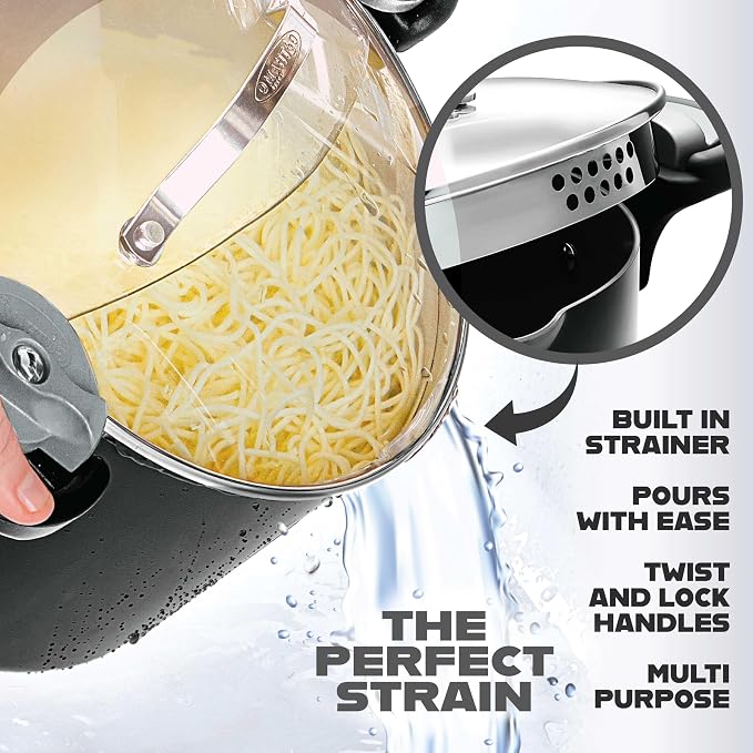 GOTHAM STEEL 5 Qt Nonstick Pasta Pot - Image 2