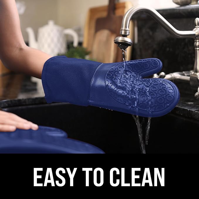 BPA-Free Soft Silicone Oven Mitts - Image 6