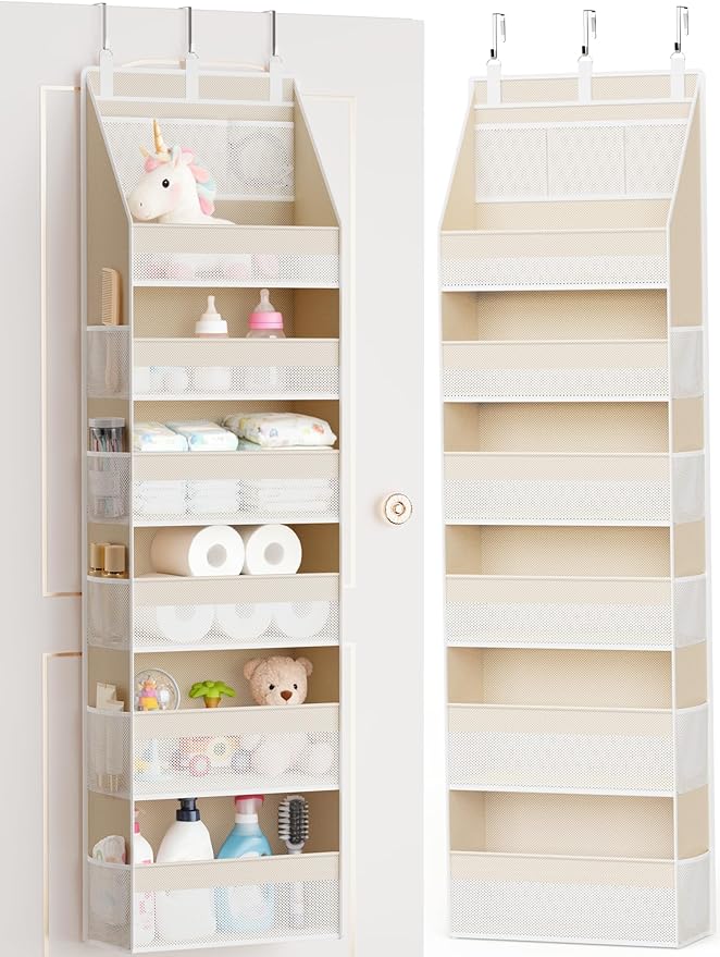 Criusia Over the Door Organizer, 6-Shelf Closet Hanging Storage by Criusia